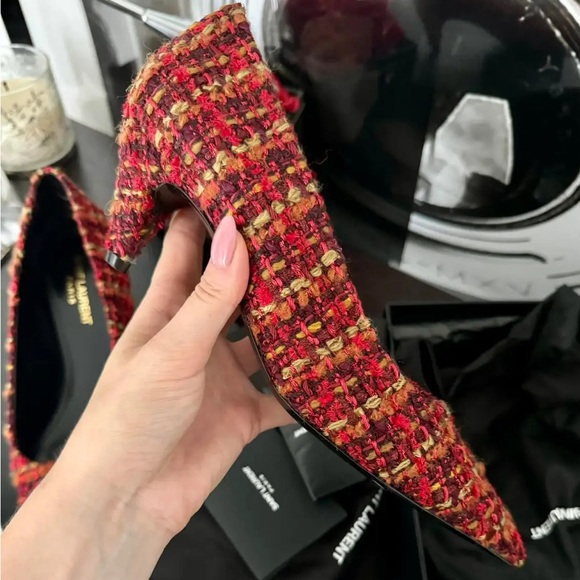 NIB Saint Laurent Vivi Heels - Picture 3 of 5